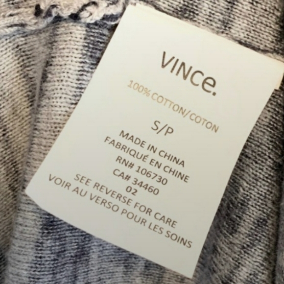 Vince scoop neck sleeveless Maxi dress, striped, gray blue, women's size medium - Picture 7 of 7